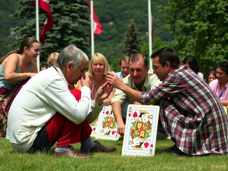 Euchre में ट्रम्प कार्डों की रैंकिंग का उदाहरण