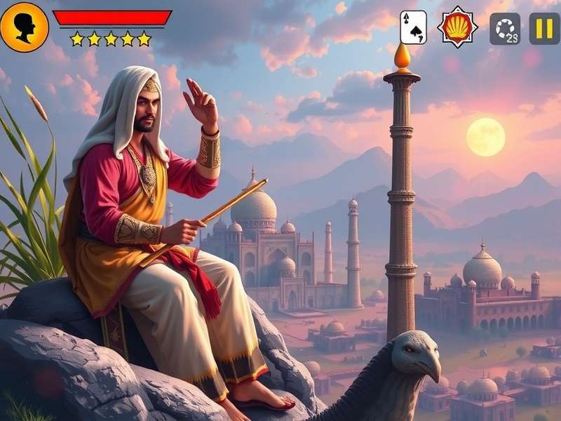 भारतीय खिलाड़ी ऑनलाइन Euchre गेम खेलते हुए