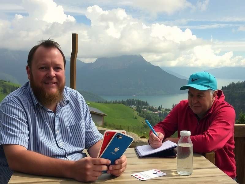 A group of friends playing a card game, focusing on Euchre in a social setting