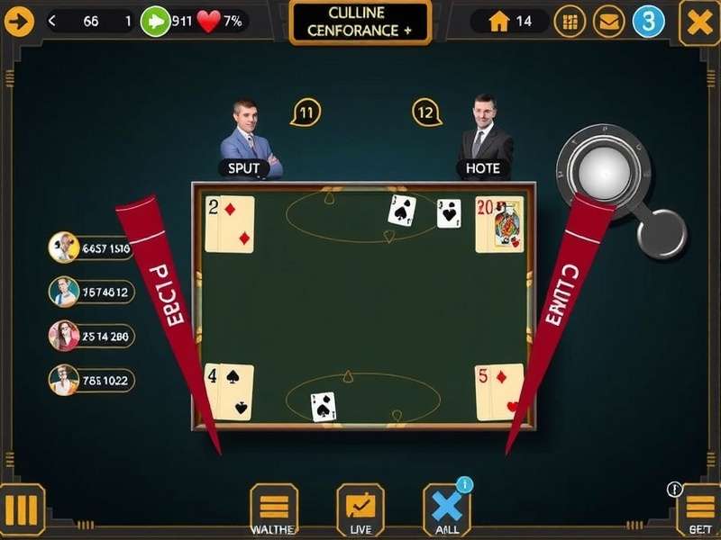 Friends playing Euchre together online from different locations