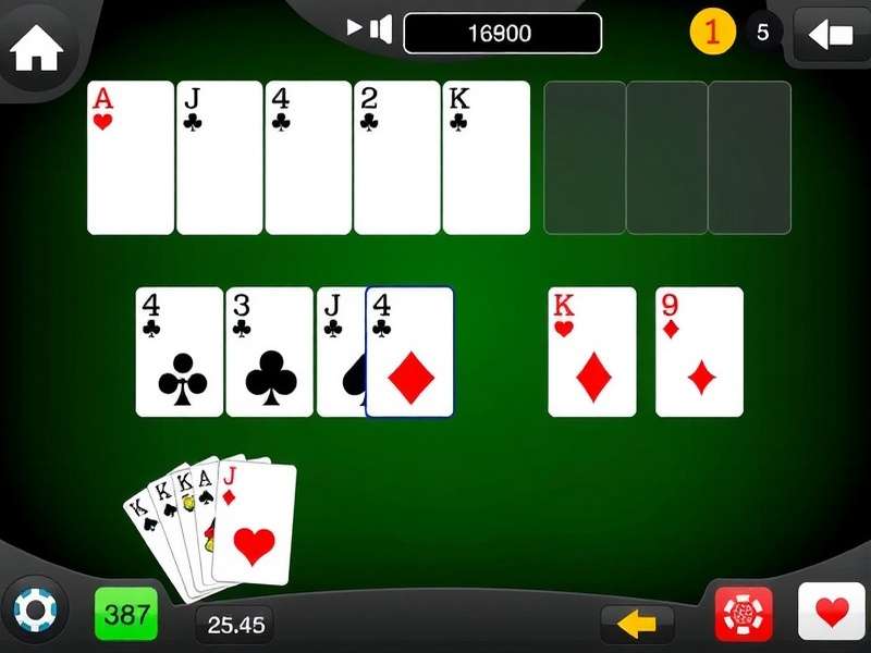 Euchre card game being played online in India – laptop with cards and chai