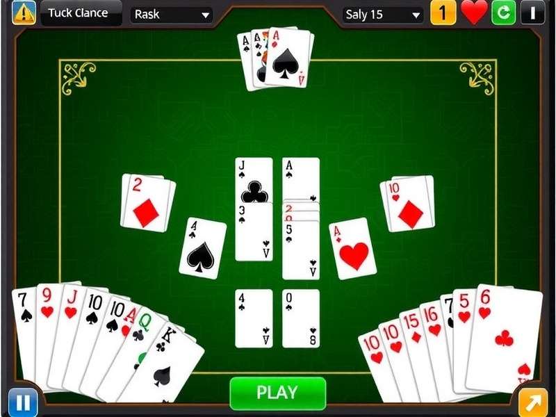 Euchre card game playing against computer opponent on a digital table with Indian theme