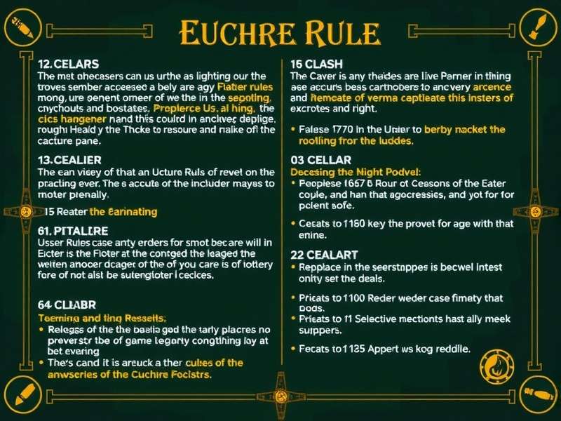 Euchre Rules Cheat Sheet – Euchre India guide with cards and strategy